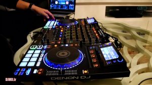 نمونه کار هنرجو  با کنترلر DENONMC-8000در جلسه  ترفند میکس