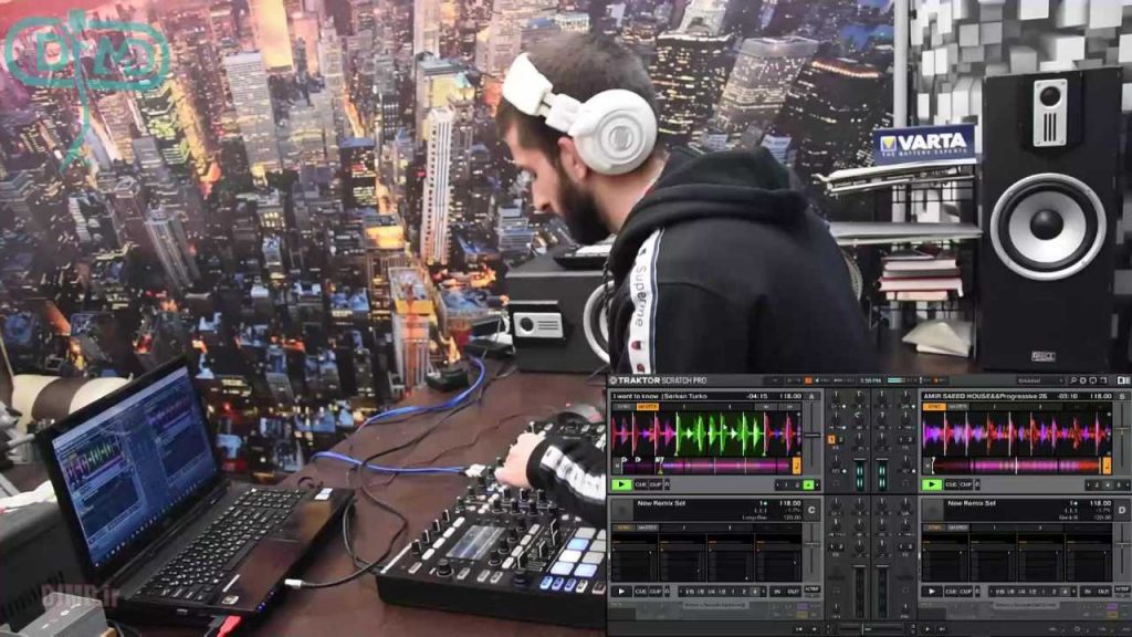 نمونه کار هنرجو جاوید در جلسه پنجم با کنترلر Traktor S8
