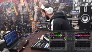 نمونه کار هنرجو جاوید در جلسه پنجم با کنترلر Traktor S8