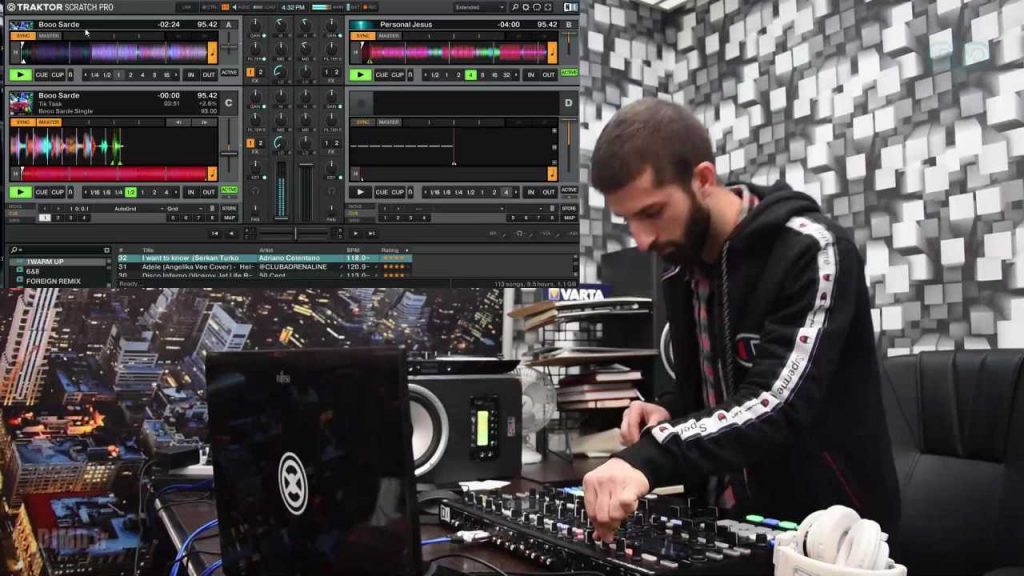 نمونه کار دوم هنرجو جاوید با کنترلر Traktor S8