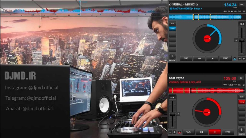نمونه کار هنرجو احسان با دستگاه Reloop Beatmix 4 MK2